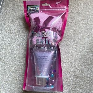 Fluffy socks and Lotion